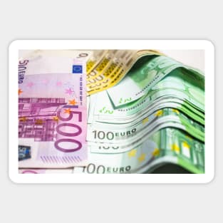 Euro banknotes money Sticker